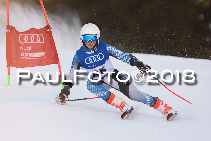 Bayerische Schülermeisterschaft Alpin Riesenslalom 27.01.2018