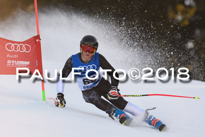 Bayerische Schülermeisterschaft Alpin Riesenslalom 27.01.2018