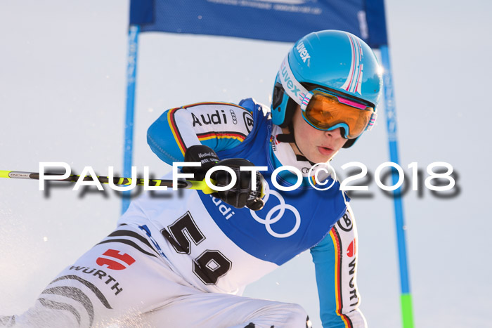 Bayerische Schülermeisterschaft Alpin Riesenslalom 27.01.2018