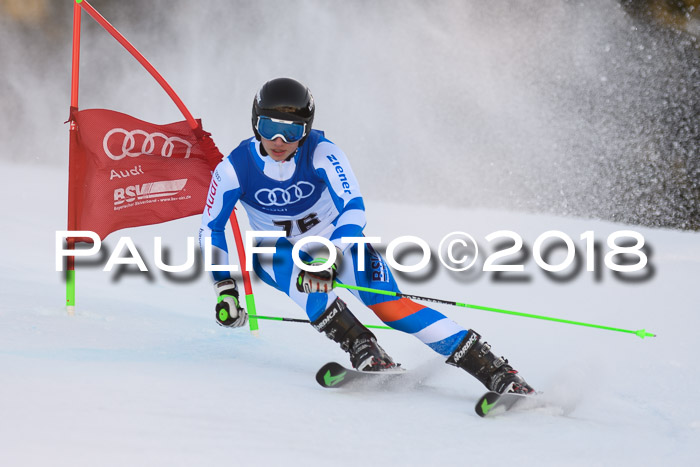 Bayerische Schülermeisterschaft Alpin Riesenslalom 27.01.2018