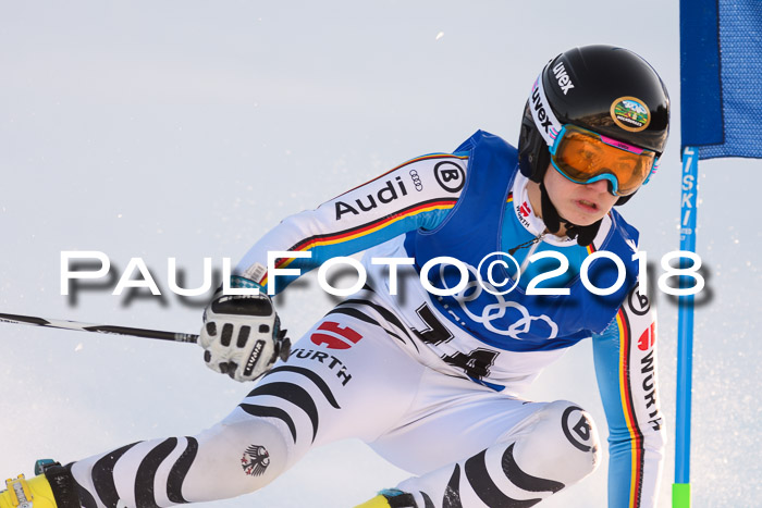 Bayerische Schülermeisterschaft Alpin Riesenslalom 27.01.2018