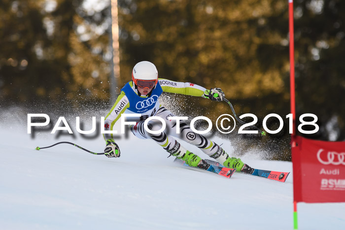 Bayerische Schülermeisterschaft Alpin Riesenslalom 27.01.2018