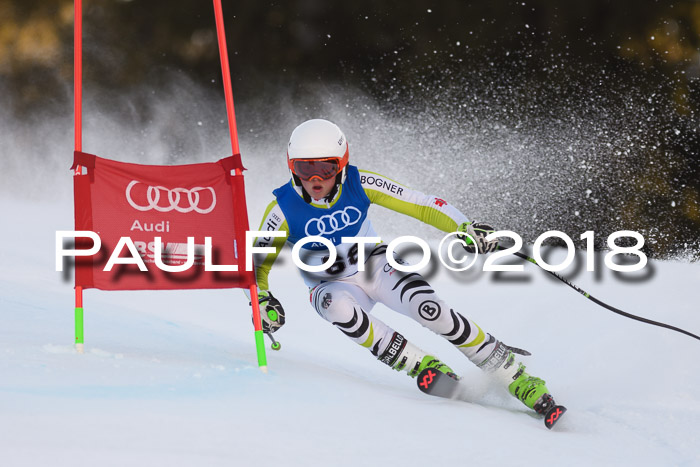 Bayerische Schülermeisterschaft Alpin Riesenslalom 27.01.2018