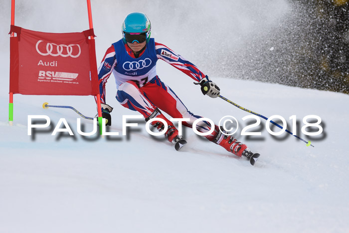 Bayerische Schülermeisterschaft Alpin Riesenslalom 27.01.2018