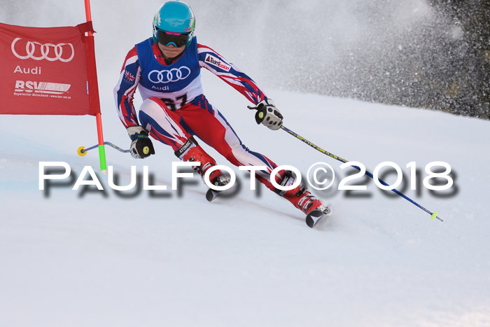 Bayerische Schülermeisterschaft Alpin Riesenslalom 27.01.2018