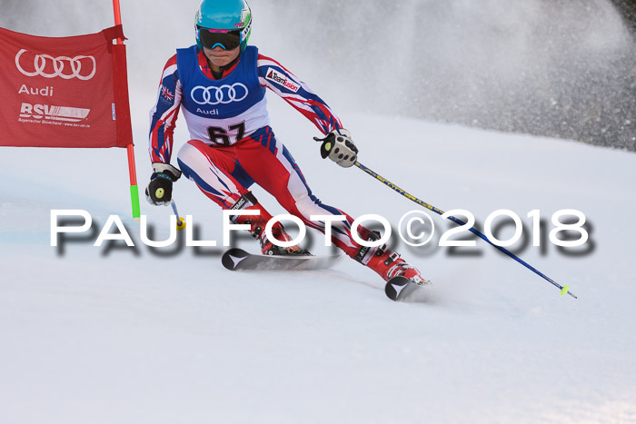 Bayerische Schülermeisterschaft Alpin Riesenslalom 27.01.2018