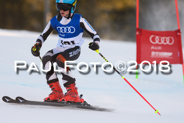 Bayerische Schülermeisterschaft Alpin Riesenslalom 27.01.2018