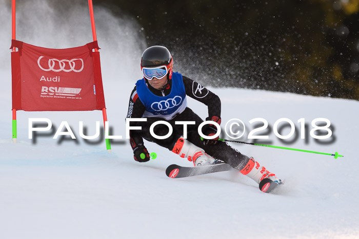 Bayerische Schülermeisterschaft Alpin Riesenslalom 27.01.2018