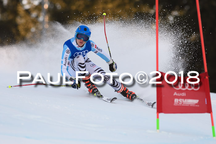 Bayerische Schülermeisterschaft Alpin Riesenslalom 27.01.2018