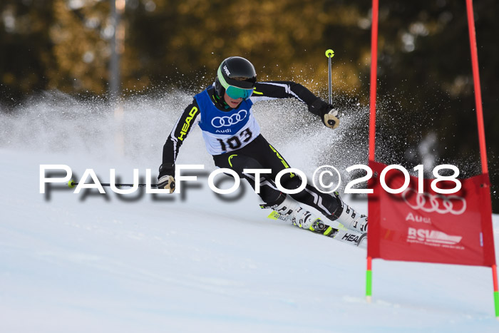 Bayerische Schülermeisterschaft Alpin Riesenslalom 27.01.2018