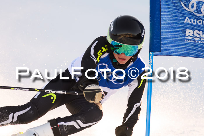 Bayerische Schülermeisterschaft Alpin Riesenslalom 27.01.2018