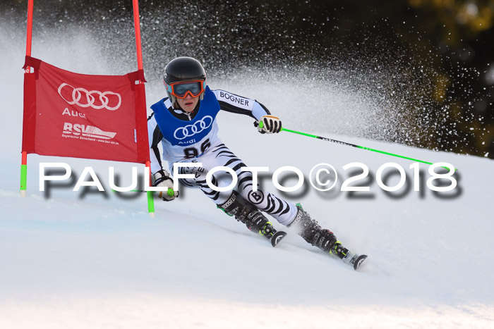 Bayerische Schülermeisterschaft Alpin Riesenslalom 27.01.2018