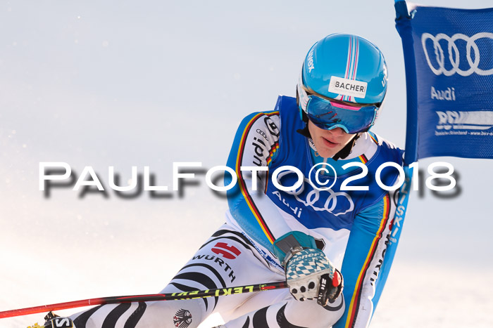 Bayerische Schülermeisterschaft Alpin Riesenslalom 27.01.2018