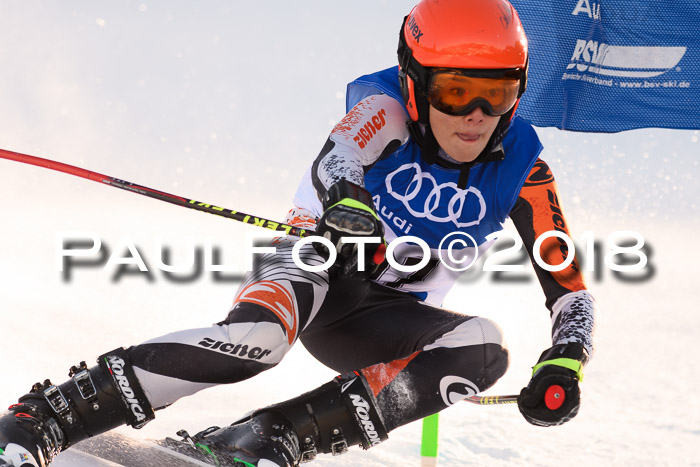 Bayerische Schülermeisterschaft Alpin Riesenslalom 27.01.2018