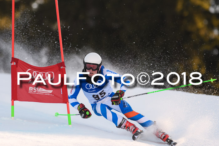 Bayerische Schülermeisterschaft Alpin Riesenslalom 27.01.2018