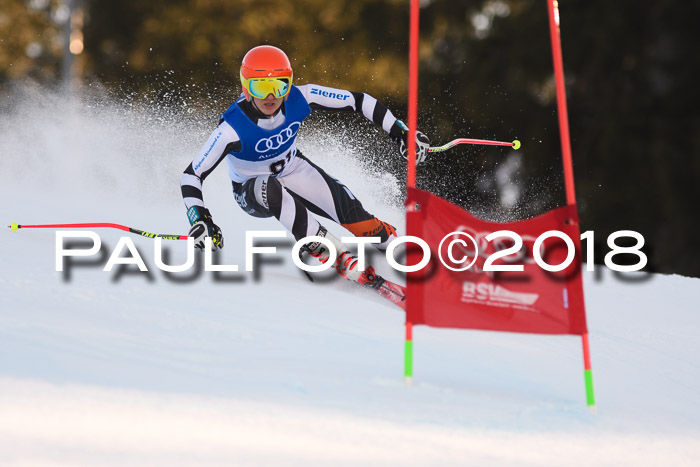 Bayerische Schülermeisterschaft Alpin Riesenslalom 27.01.2018