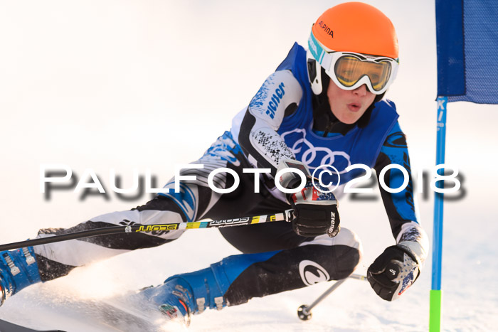 Bayerische Schülermeisterschaft Alpin Riesenslalom 27.01.2018