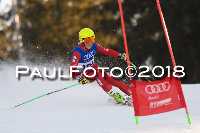 Bayerische Schülermeisterschaft Alpin Riesenslalom 27.01.2018