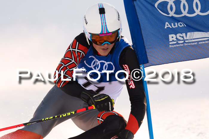 Bayerische Schülermeisterschaft Alpin Riesenslalom 27.01.2018