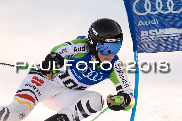 Bayerische Schülermeisterschaft Alpin Riesenslalom 27.01.2018