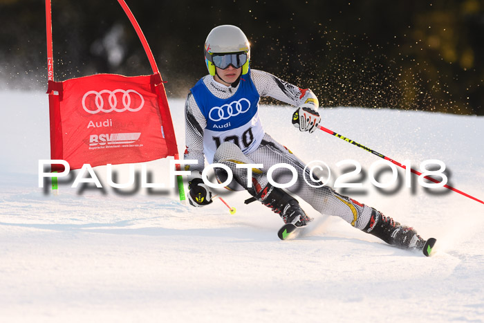 Bayerische Schülermeisterschaft Alpin Riesenslalom 27.01.2018