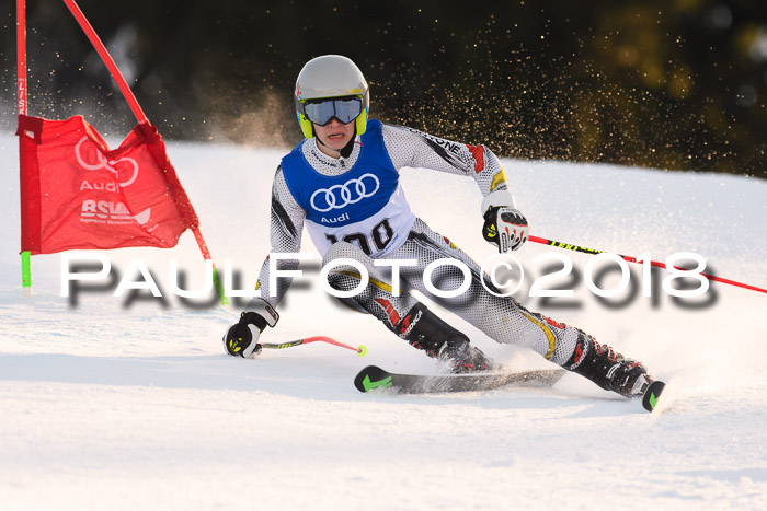 Bayerische Schülermeisterschaft Alpin Riesenslalom 27.01.2018