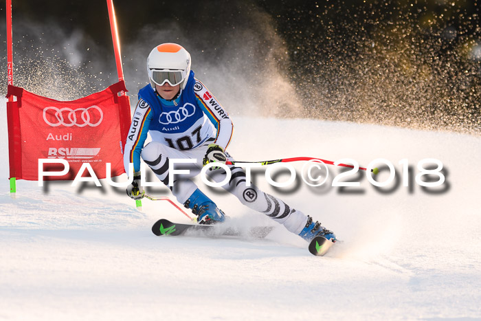 Bayerische Schülermeisterschaft Alpin Riesenslalom 27.01.2018