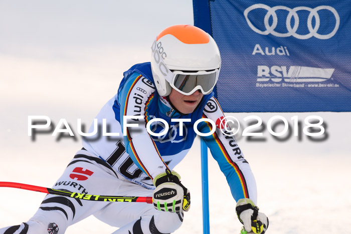 Bayerische Schülermeisterschaft Alpin Riesenslalom 27.01.2018