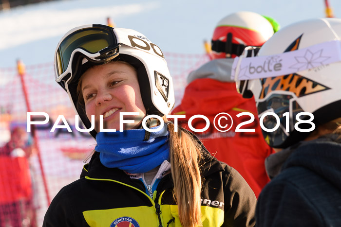 Bayerische Schülermeisterschaft Alpin Riesenslalom 27.01.2018