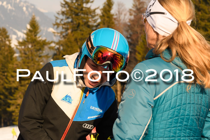 Bayerische Schülermeisterschaft Alpin Riesenslalom 27.01.2018