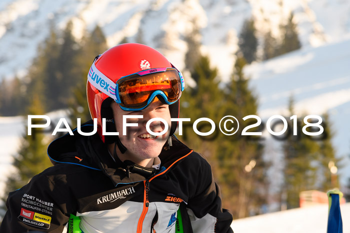 Bayerische Schülermeisterschaft Alpin Riesenslalom 27.01.2018