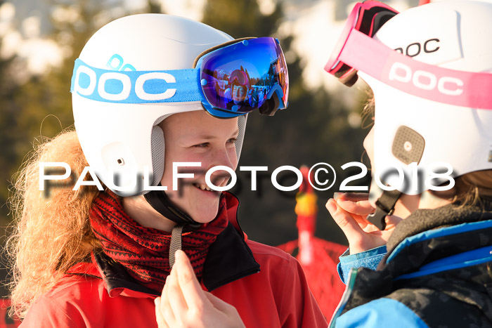 Bayerische Schülermeisterschaft Alpin Riesenslalom 27.01.2018