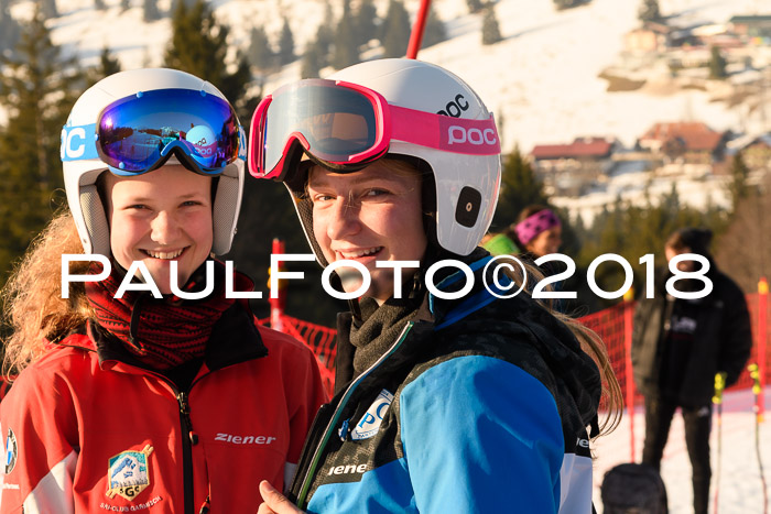 Bayerische Schülermeisterschaft Alpin Riesenslalom 27.01.2018