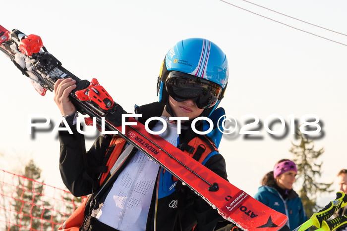 Bayerische Schülermeisterschaft Alpin Riesenslalom 27.01.2018