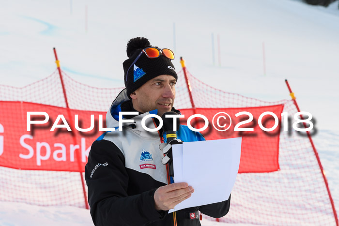 Bayerische Schülermeisterschaft Alpin Riesenslalom 27.01.2018