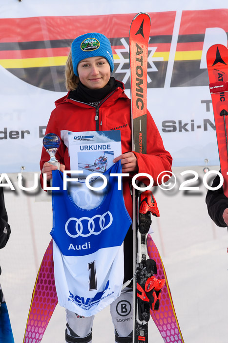 Bayerische Schülermeisterschaft Alpin Riesenslalom 27.01.2018