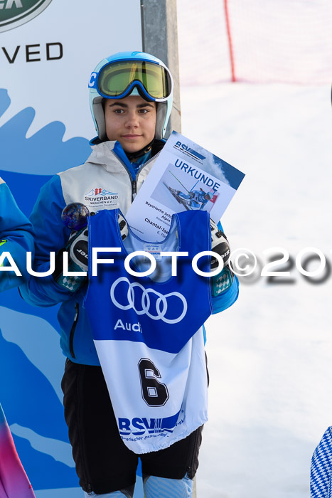 Bayerische Schülermeisterschaft Alpin Riesenslalom 27.01.2018