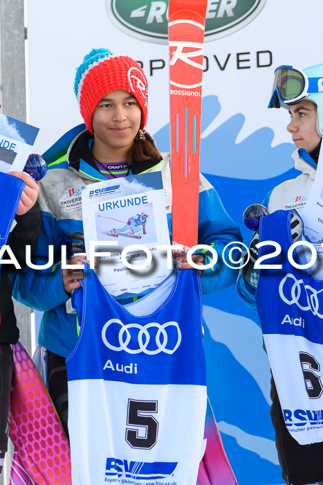 Bayerische Schülermeisterschaft Alpin Riesenslalom 27.01.2018