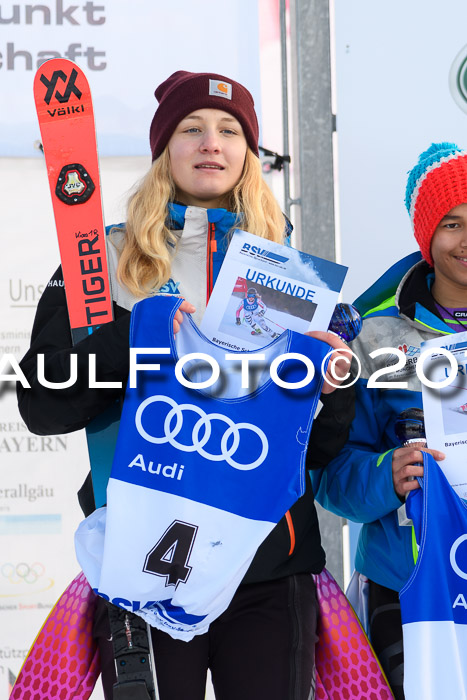 Bayerische Schülermeisterschaft Alpin Riesenslalom 27.01.2018