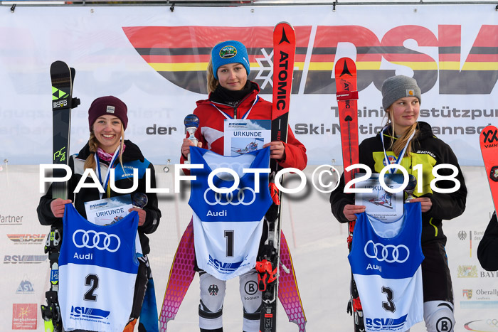 Bayerische Schülermeisterschaft Alpin Riesenslalom 27.01.2018