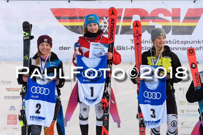 Bayerische Schülermeisterschaft Alpin Riesenslalom 27.01.2018