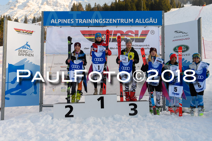 Bayerische Schülermeisterschaft Alpin Riesenslalom 27.01.2018