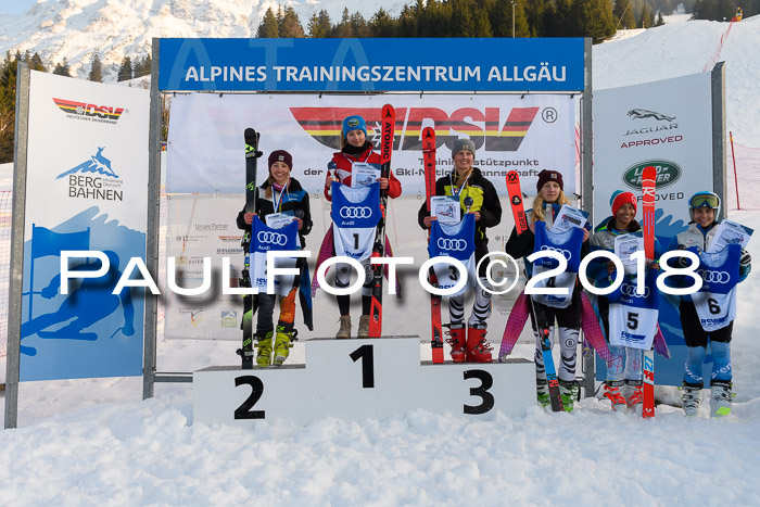 Bayerische Schülermeisterschaft Alpin Riesenslalom 27.01.2018