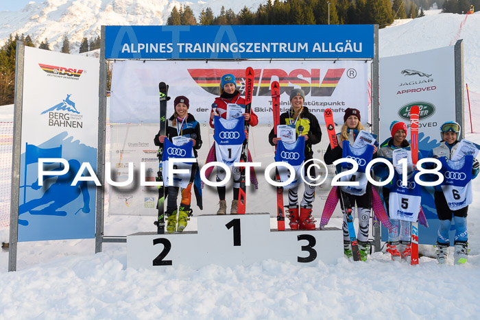 Bayerische Schülermeisterschaft Alpin Riesenslalom 27.01.2018