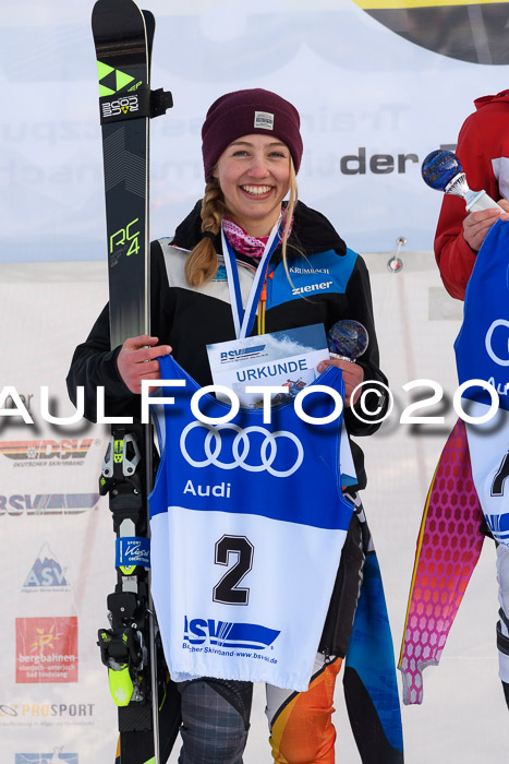 Bayerische Schülermeisterschaft Alpin Riesenslalom 27.01.2018