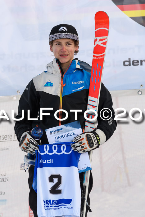 Bayerische Schülermeisterschaft Alpin Riesenslalom 27.01.2018