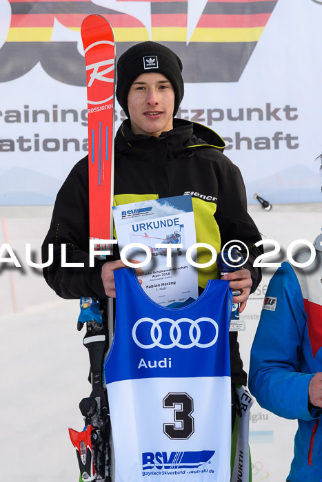 Bayerische Schülermeisterschaft Alpin Riesenslalom 27.01.2018