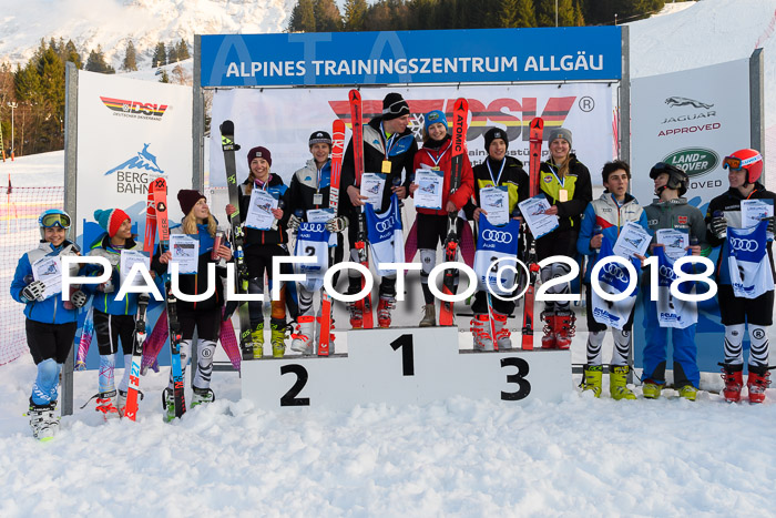 Bayerische Schülermeisterschaft Alpin Riesenslalom 27.01.2018