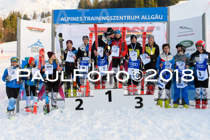 Bayerische Schülermeisterschaft Alpin Riesenslalom 27.01.2018