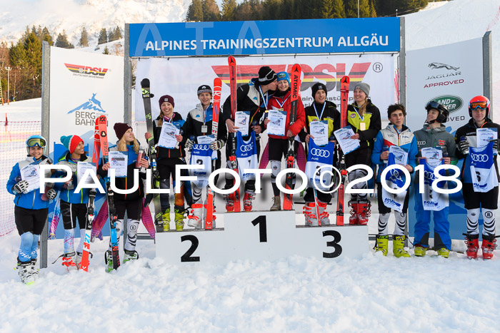 Bayerische Schülermeisterschaft Alpin Riesenslalom 27.01.2018